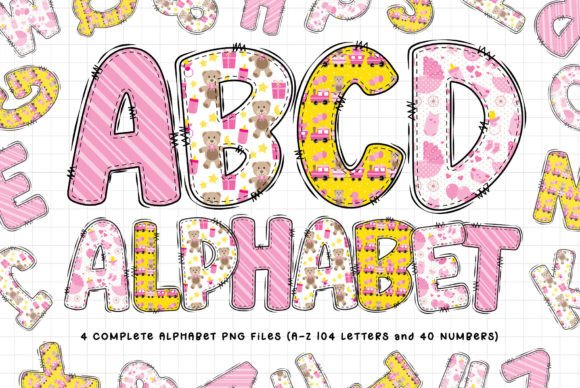 Download Birthday Baby Girl Alphabet Clipart - Baby Collection