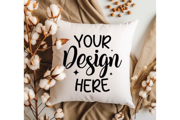 Download Fall Autumn Home Decor Pillow Mockup 26 - Mockup Collection