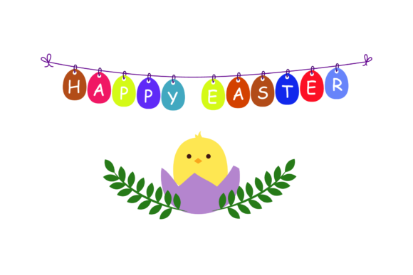 Download Happy Easter Greeting Element - Element Collection