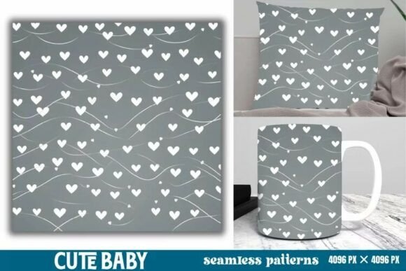 Download Cute Baby Pastel Digital Papers Pattern - Baby Collection