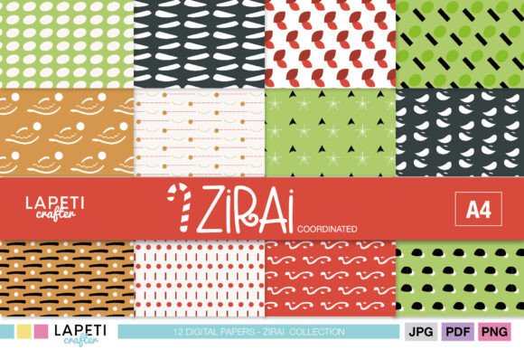 Download Modern Christmas Scrapbook Paper - Modern Collection