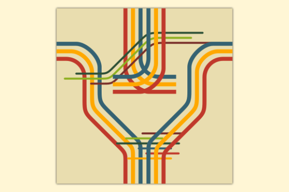 Download Retro Rainbow Stripes Soft Pattern - Soft Collection
