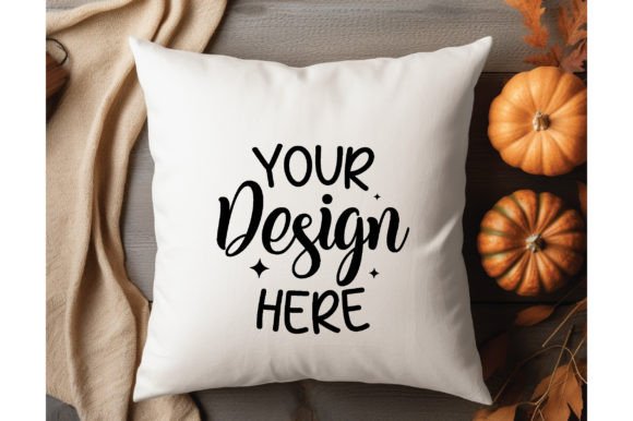 Download Fall Autumn Home Decor Pillow Mockup 15 - Mockup Collection