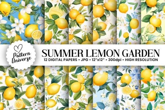 Download Summer Lemon's Garden Digital Papers - Garden Collection
