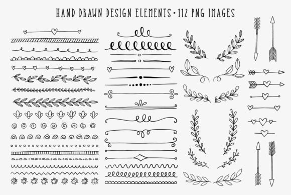 Download Hand Drawn Design Elements - Element Collection