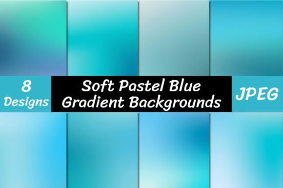 Download Soft Pastel Blue Gradient Backgrounds - Soft Collection