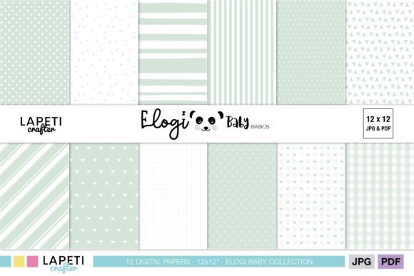 Download Neutral Pastel Baby Shower Patterns - Baby Collection