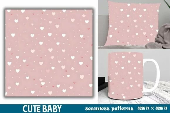 Download Cute Baby Pastel Digital Papers Pattern - Baby Collection