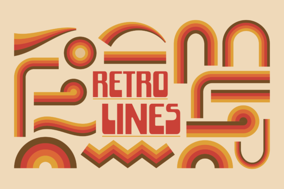 Download Retro Liner Elements Bundle - Element Collection