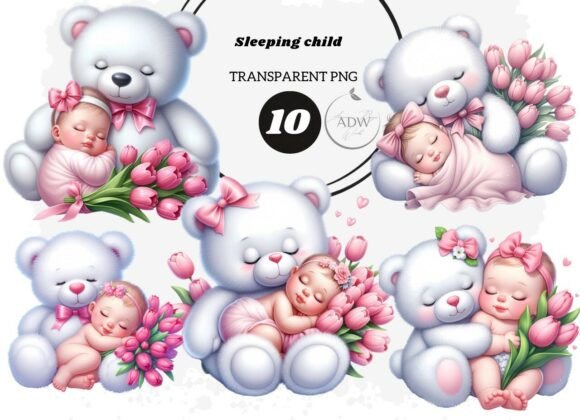 Download Sleeping Child, Baby Shower Girl - Baby Collection