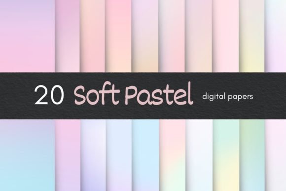 Download Soft Pastel Digital Paper - Soft Collection