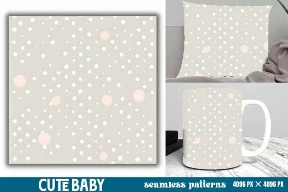 Download Cute Baby Pastel Digital Papers Pattern - Baby Collection
