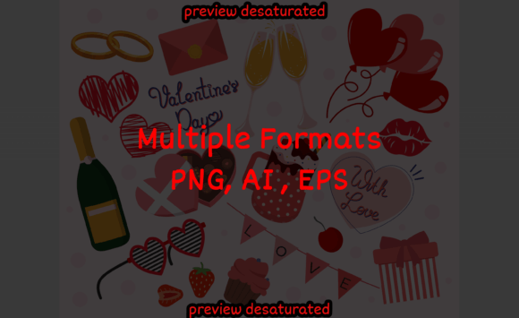 Download Big Collection Design Elements Valentine - Element Collection