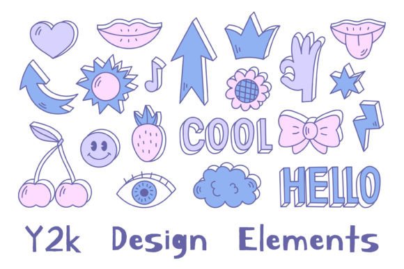 Download Y2k Design Elements - Element Collection